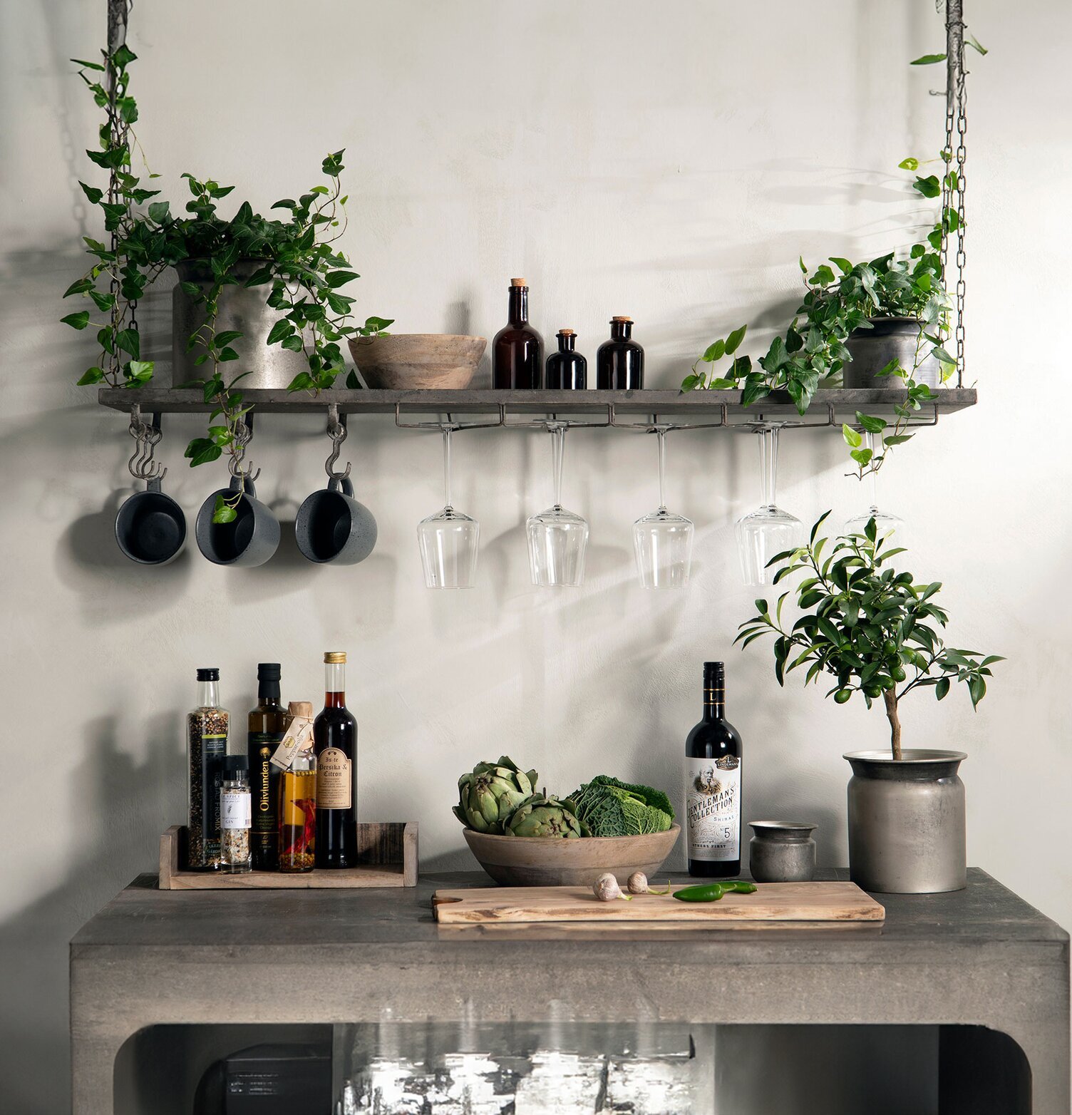 Hängande Hylla Metall 100cm A Lot Decoration Ljushyllor Övrig prydnad/dekoration för inredning innemiljö