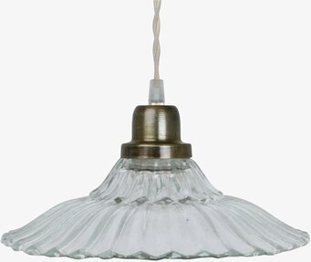 Taklampa Gunilla Bred Klar/Antik Mässing Strömshaga Lampor Taklampor Golvlampor Bordslampor LED-lampor Ledlampor Fönsterlampor Ljusslingor för dekoration