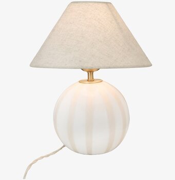 Lampfot Alba Opal Beige/Vit Strömshaga Lampor Taklampor Golvlampor Bordslampor LED-lampor Ledlampor Fönsterlampor Ljusslingor för dekoration
