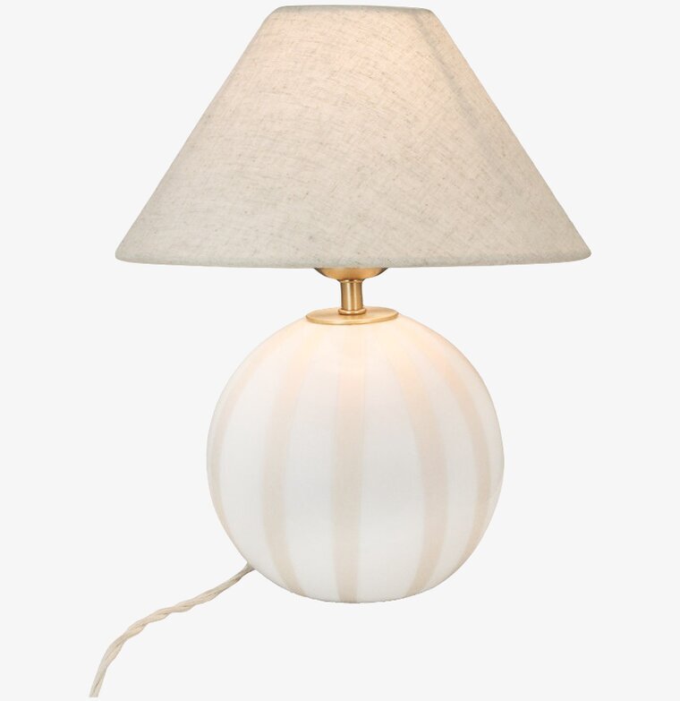 Lampfot Alba Opal Beige/Vit Strömshaga Lampor Taklampor Golvlampor Bordslampor LED-lampor Ledlampor Fönsterlampor Ljusslingor för dekoration