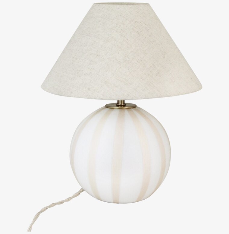 Lampfot Alba Opal Beige/Vit Strömshaga Lampor Taklampor Golvlampor Bordslampor LED-lampor Ledlampor Fönsterlampor Ljusslingor för dekoration