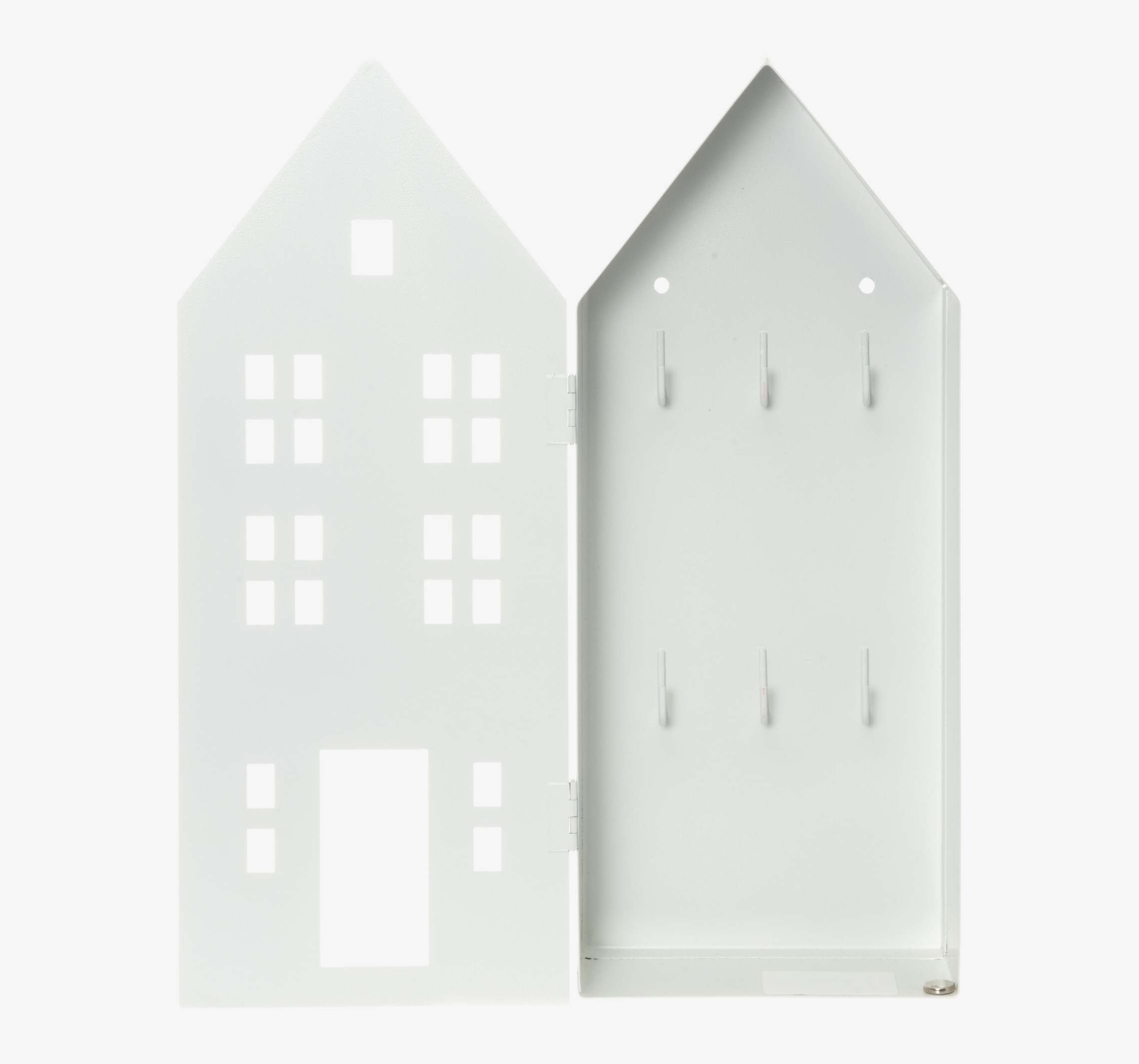 Nyckelskåp Hus Vit 4Living Nyckelförvaring Nyckelhängare