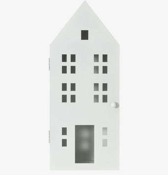 Bild av stilrent nyckelskåp med arkitektonisk design