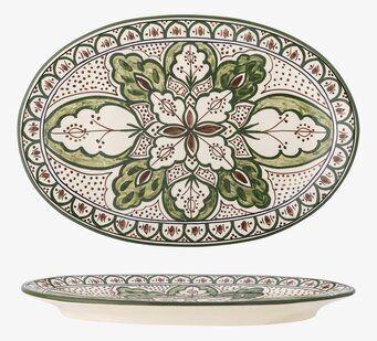Bild av serveringsfat med elegant mönster och design