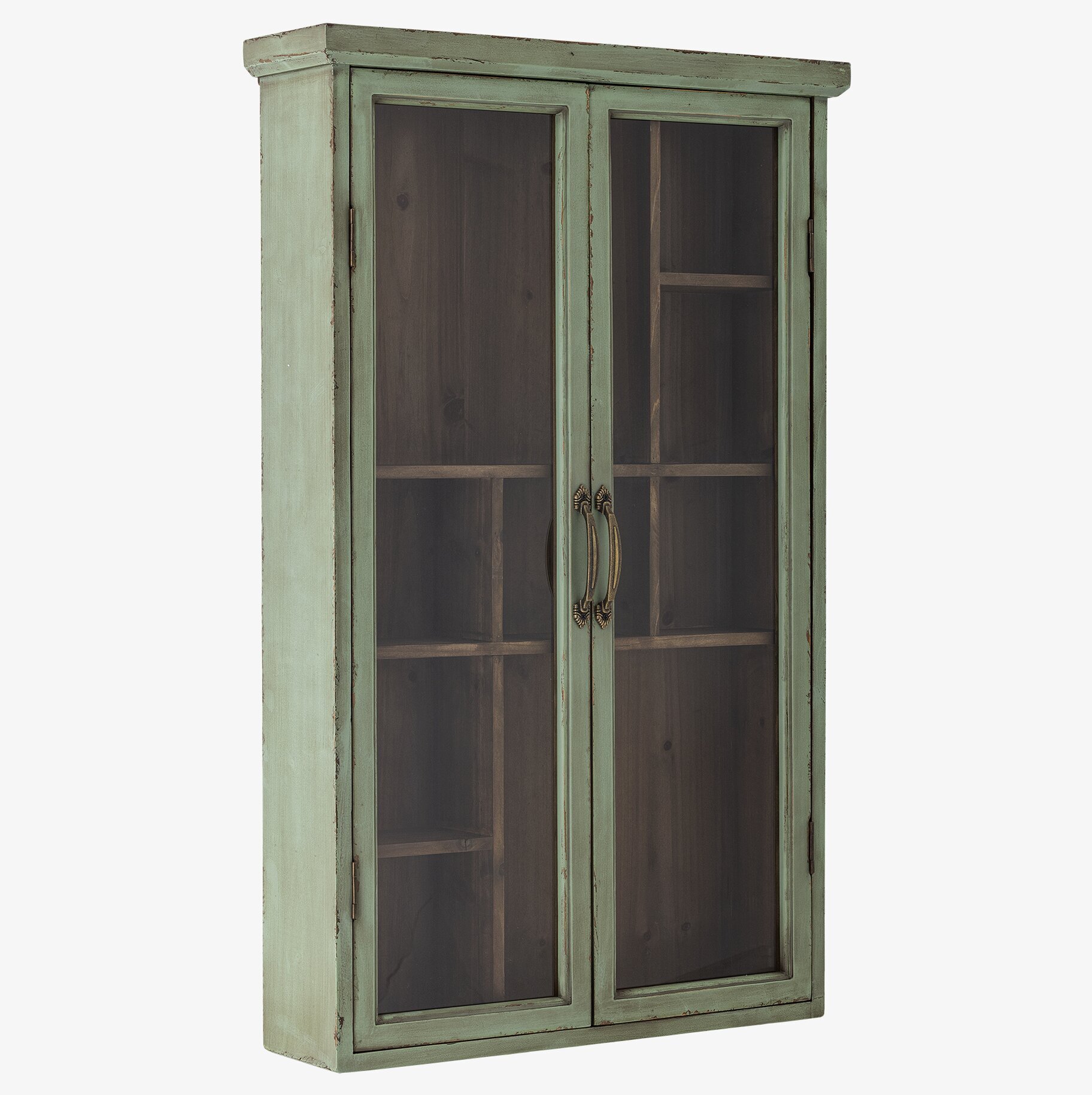 Väggskåp Hazem Grön Bloomingville Skåp (ej för nycklar eller medicin) Vägghyllor som mer är en möbel