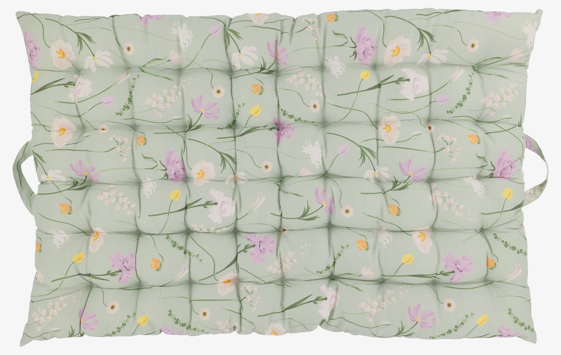 Madrass Blomster Grön Chic Antique Madrasser & stolsdynor