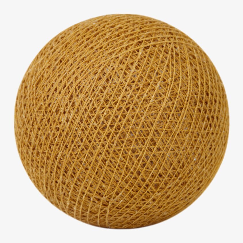 Boll Moleskin - Happy Lights från Happy Lights i senapsgul