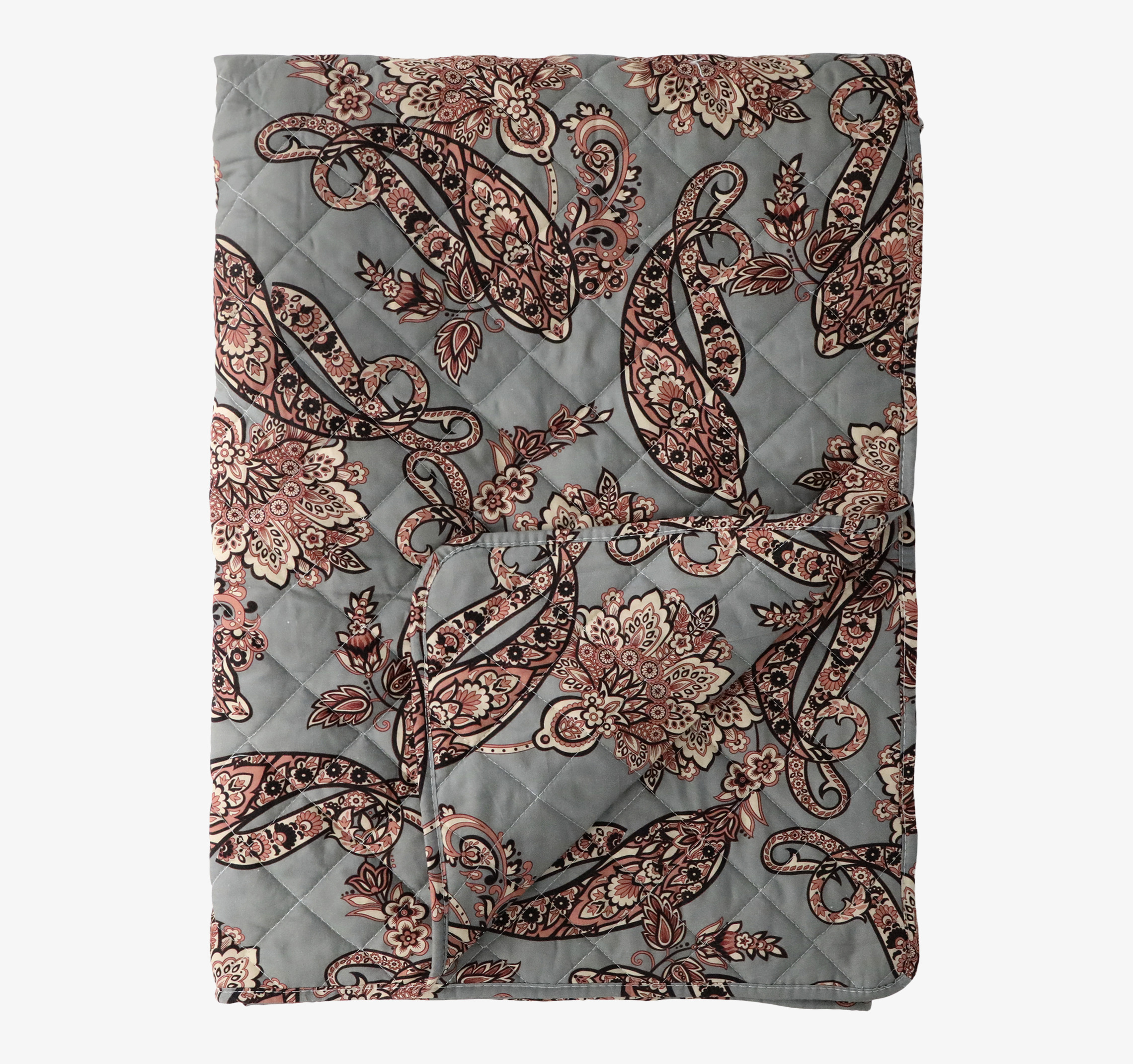 Aix Pläd Paisley Opal/Taupe Chic Antique Täcken, filtar, plädar och överkast Filtar Plädar Överkast