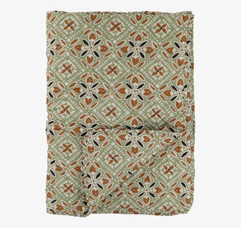 Aix Pläd Verte/Terracotta Chic Antique Täcken, filtar, plädar och överkast Filtar Plädar Överkast