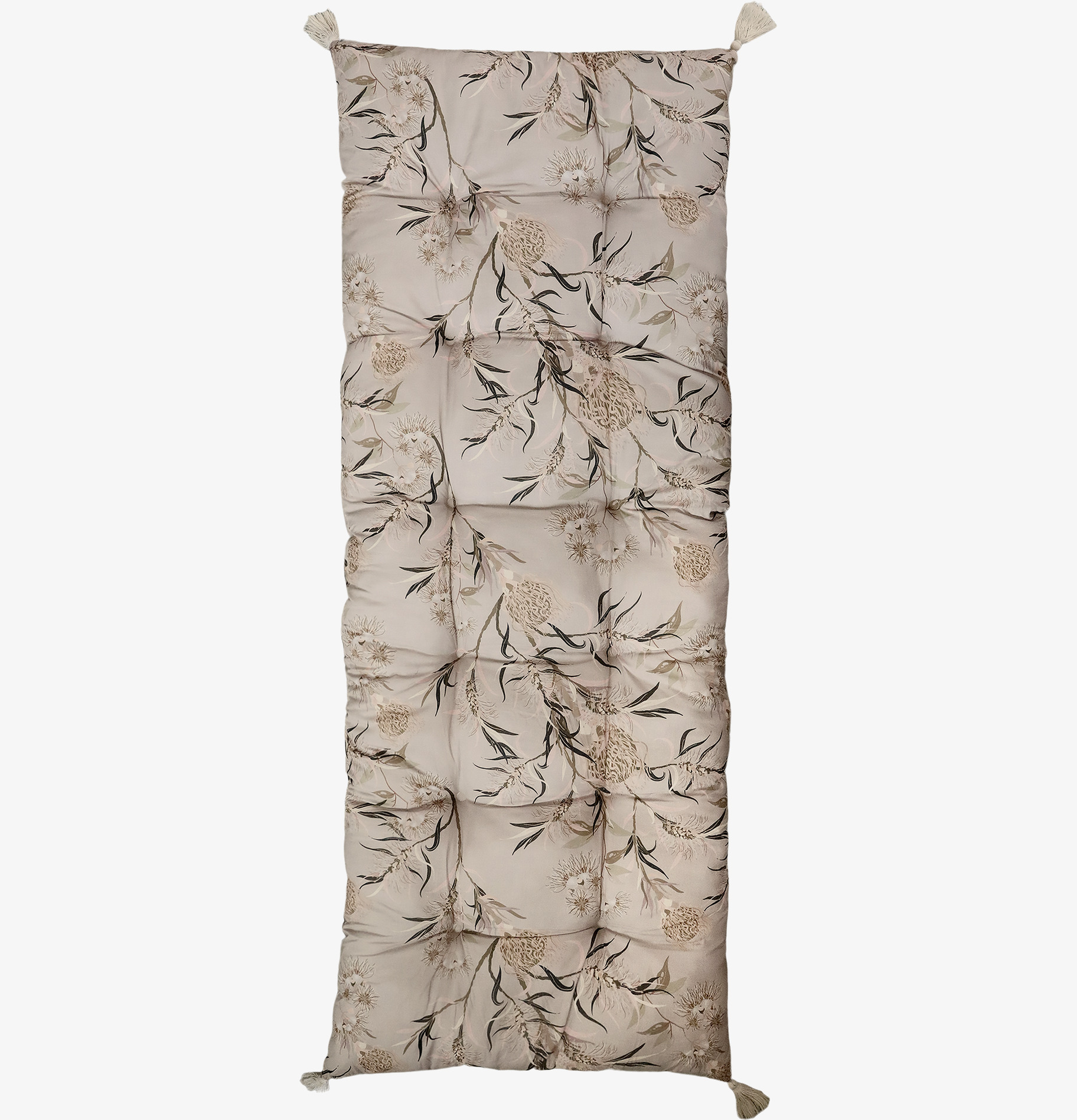 Golvmadrass Blommor Taupe Chic Antique Madrasser & stolsdynor