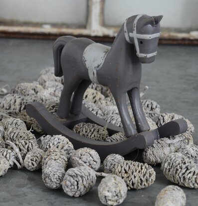 Gunghäst Liten grå från IB Laursen med vintage charm