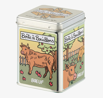 Bild av stilfull plåtburk med lantlig design och charm