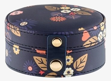 Smyckesskrin Blommor Svart Derriére la porte Smyckeshängare Smyckesträd