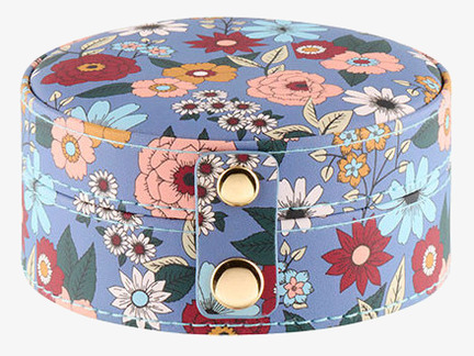 Smyckesskrin Blommor Blå Derriére la porte Smyckeshängare Smyckesträd