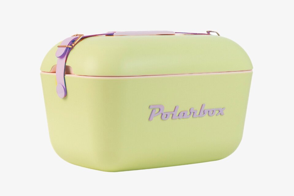 Bild av färgglad och funktionell kylväska för utflykter