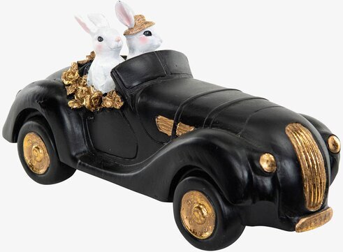 Kaniner i Bil från A Lot Decoration med gyllene detaljer
