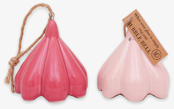 Bild av dekorativa rosa klockor med elegant design