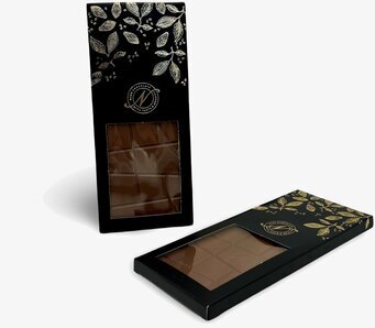 Bild av elegant chokladförpackning med lyxig design