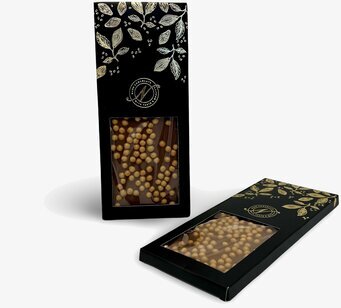 Bild av stilren chokladförpackning med elegant design