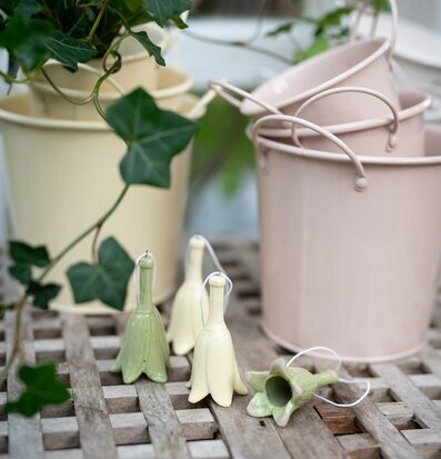 Kruka Alina Gul Rosa Wikholm Form Krukor Örtkrukor Glaskrukor