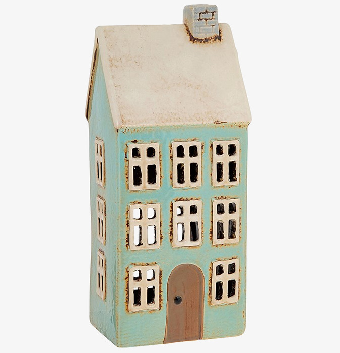 Ljuslykta Village Pottery -Tall House Joe Davies Lyktor Endless Light Ljuslyktor