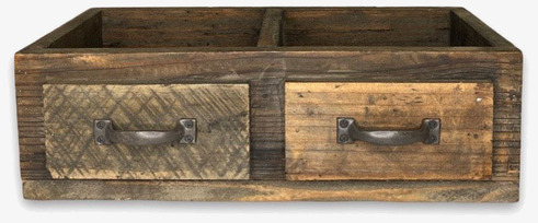 Förvaringslåda 2 Fack Miljögården Förvaringslådor och korgar Boxar Förvaringsboxar Porslinsboxar Trälådor Smyckesboxar i porslin Förvaringsbrickor Murstensformar