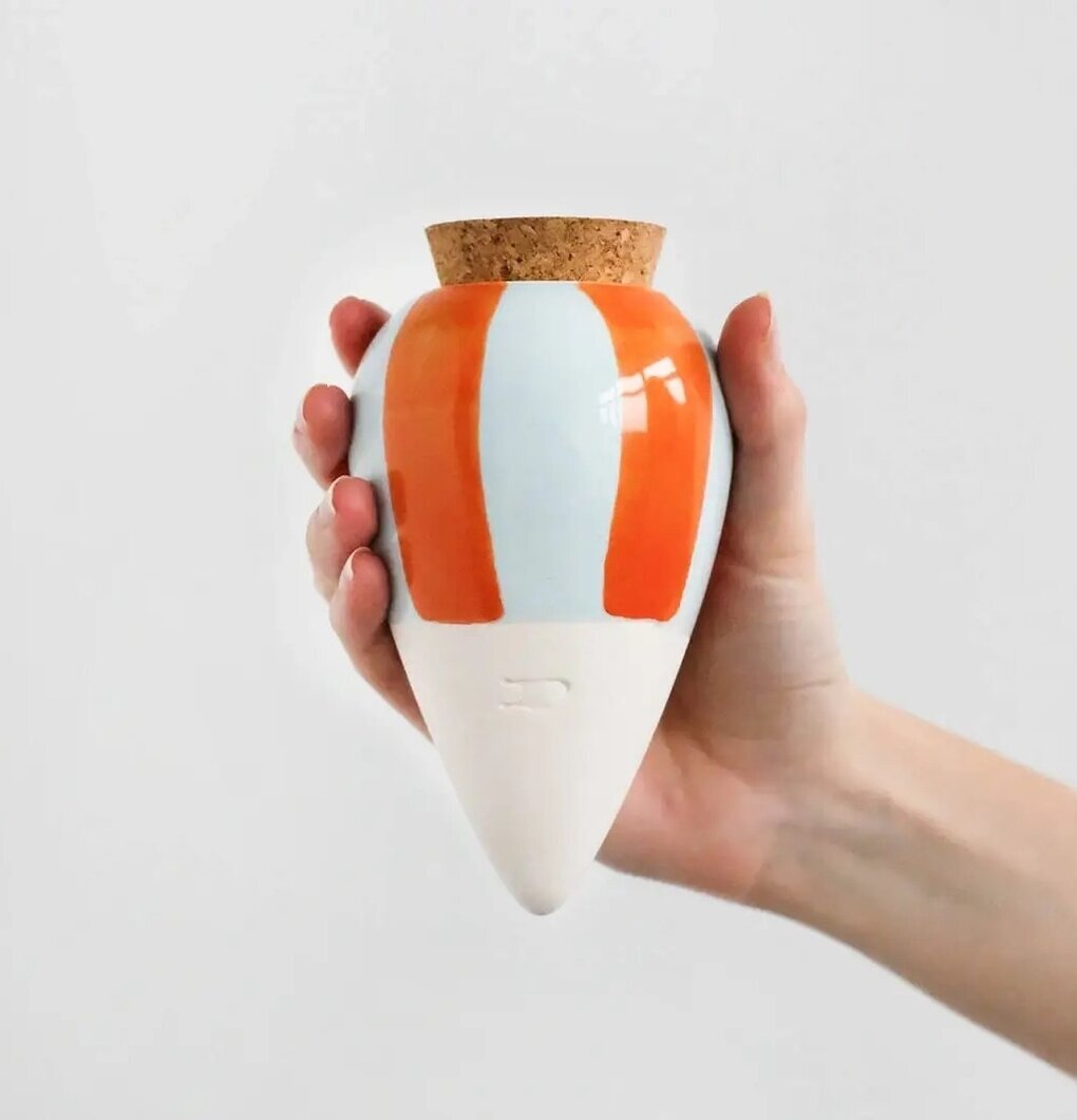 Bevattning Olla Orange Pepin Självbevattnare Självbevattning Bevattningsglas Droppvattnare Droppbevattnare Droppbevattning