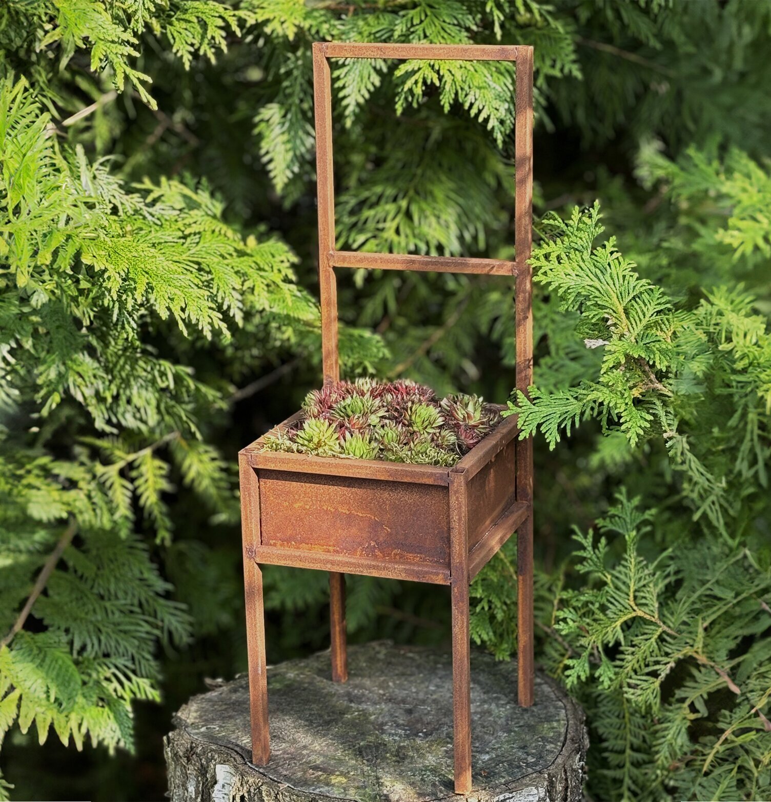 Planteringstol Med Skylthållare Lind Decoration Övrig prydnad/dekoration för inredning utemiljö