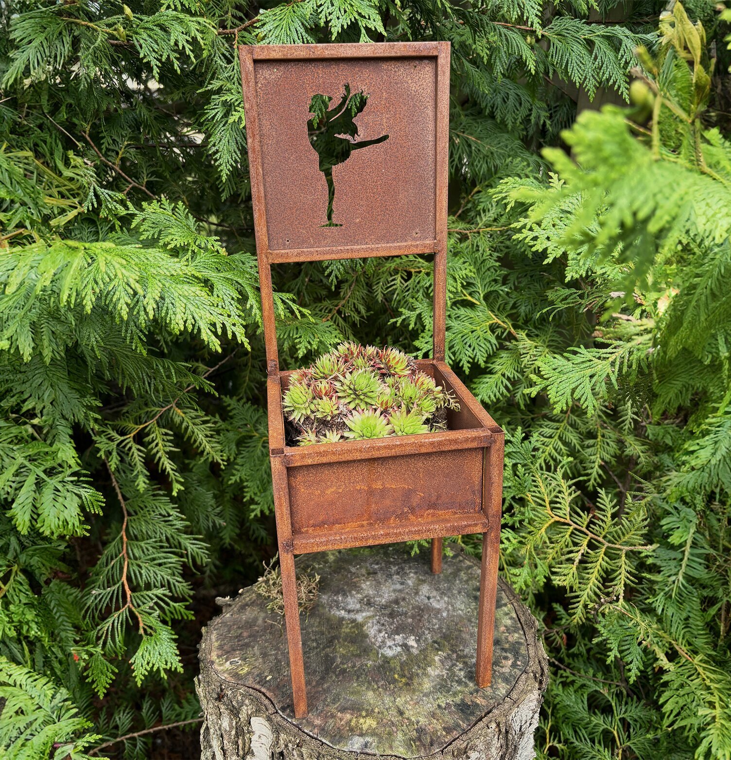 Planteringstol Med Skylthållare Lind Decoration Övrig prydnad/dekoration för inredning utemiljö