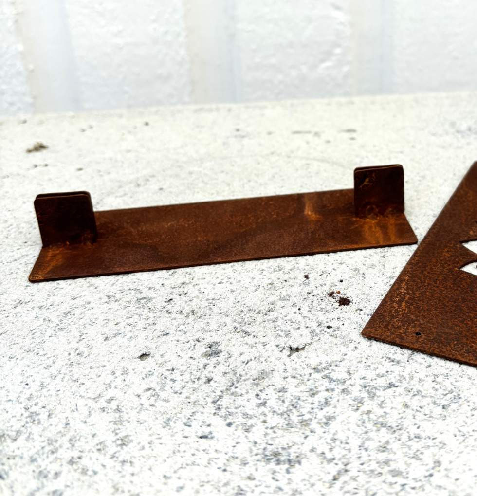 Skylthållare På Fot Rost Lind Decoration Övrig prydnad/dekoration för inredning utemiljö