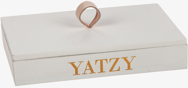 Yatzy Inkl Block/Tärningar Vit/Guld Different Design Brädspel Tre I Rad