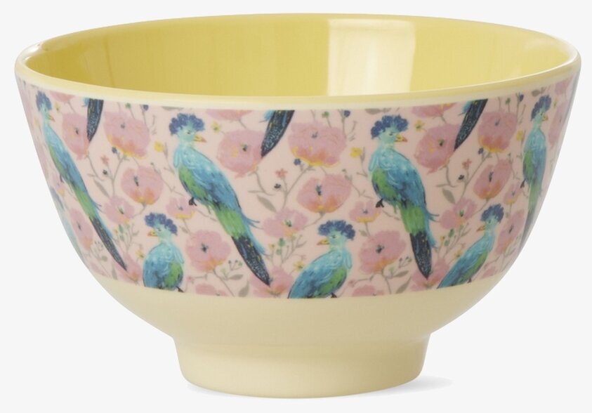 Liten Skål Exotic Bird Print Rice Skålar att äta ur tilltugg Såskannor/Vispskål servering Matlådor Förvaring av