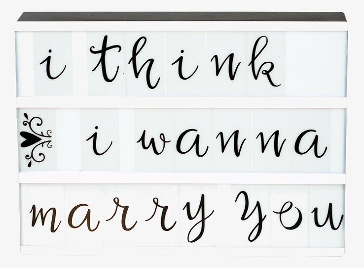 Letter Set Script från A Little Lovely Company på vit bakgrund