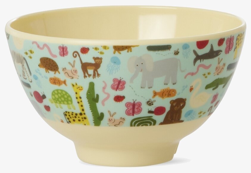 Liten Skål Wildlife Print Mint Rice Skålar att äta ur tilltugg Såskannor/Vispskål servering Matlådor Förvaring av