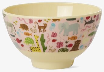 Liten Skål Wildlife Print Pink Rice Skålar att äta ur tilltugg Såskannor/Vispskål servering Matlådor Förvaring av