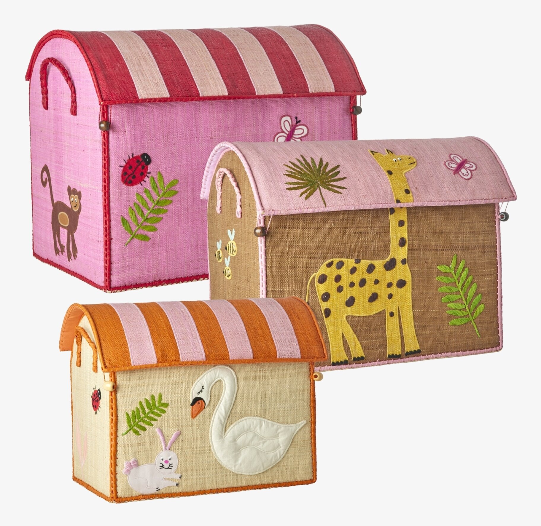 Förvaringshus Wildlife Theme Pink Rice Förvaringslådor och korgar Boxar Förvaringsboxar Porslinsboxar Trälådor Smyckesboxar i porslin Förvaringsbrickor