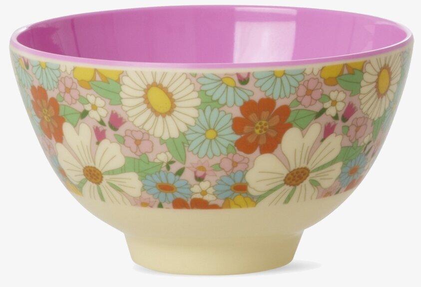 Liten Skål Flower Power Print Rice Skålar att äta ur tilltugg Såskannor/Vispskål servering Matlådor Förvaring av