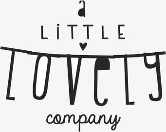 Letter Set Script från A Little Lovely Company på ljus bakgrund