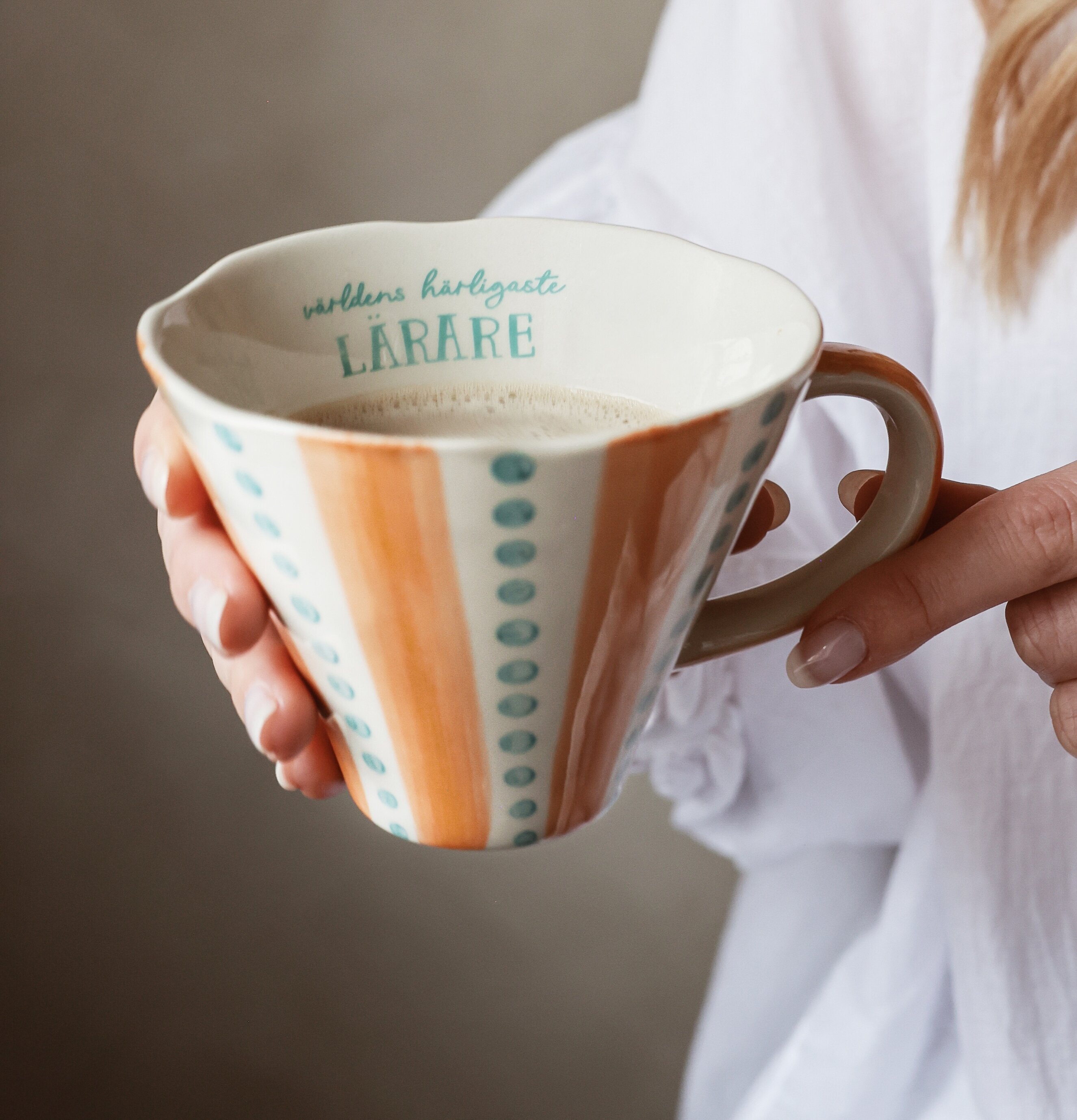 Mugg - Världens Härligaste Lärare Majas Cottage Muggar/koppar i porslin, keramik, papper eller biologiskt material organiskt