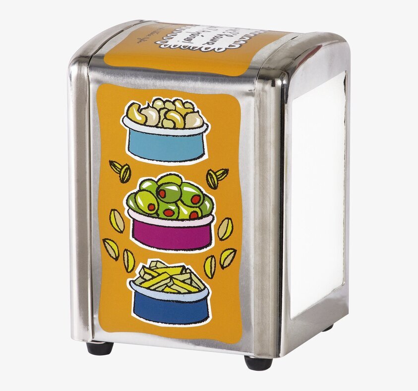 Servettställ Snacks från Derriére la porte med färgglad design