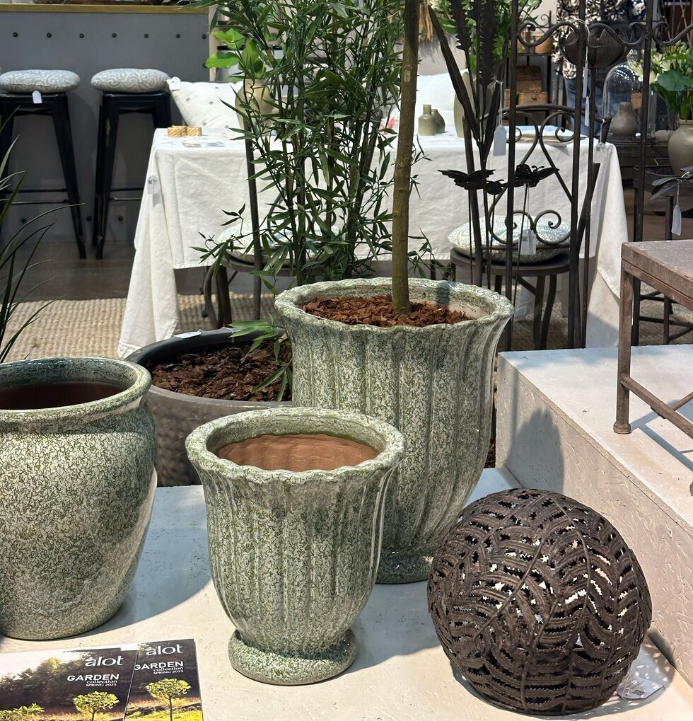 Kruka Stina Grönska Set/2 A Lot Decoration Krukor Örtkrukor Glaskrukor