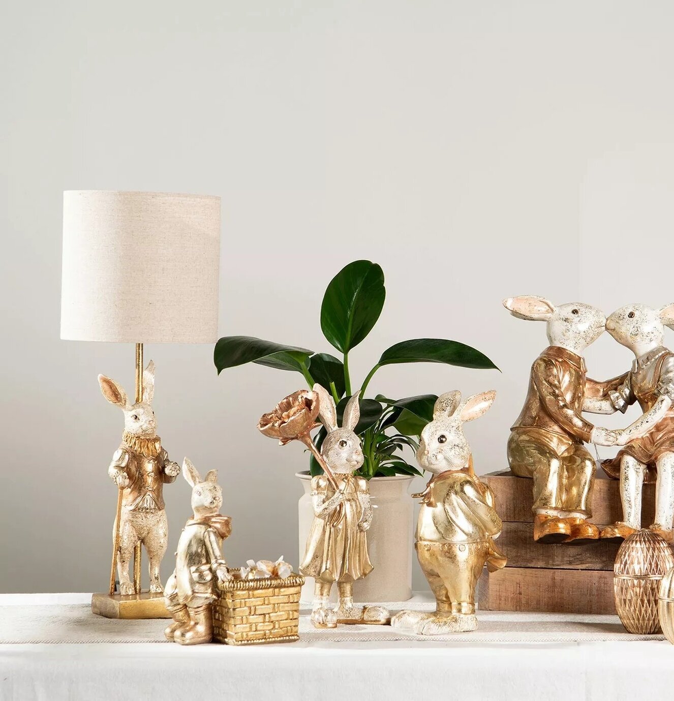 Lampfot Kanin Poly A Lot Decoration Lampor Taklampor Golvlampor Bordslampor LED-lampor Ledlampor Fönsterlampor Ljusslingor för dekoration