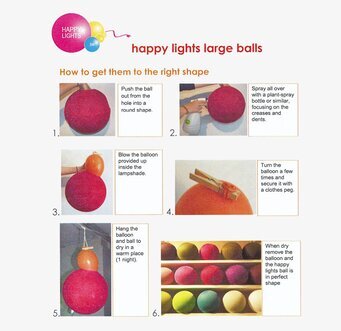 Happy Lights Vit L Golv/Tak från Happy Lights i vit färg