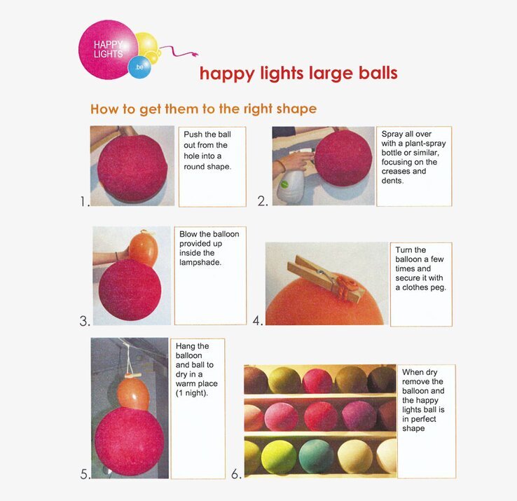 Happy Lights Vit L Golv/Tak från Happy Lights i vit färg