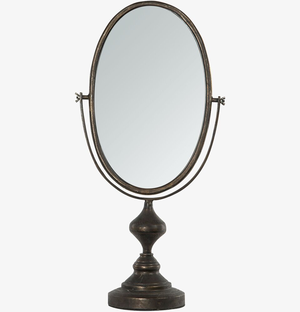 Spegel Oval Bord Svart A Lot Decoration Speglar Väggspeglar Stående speglar