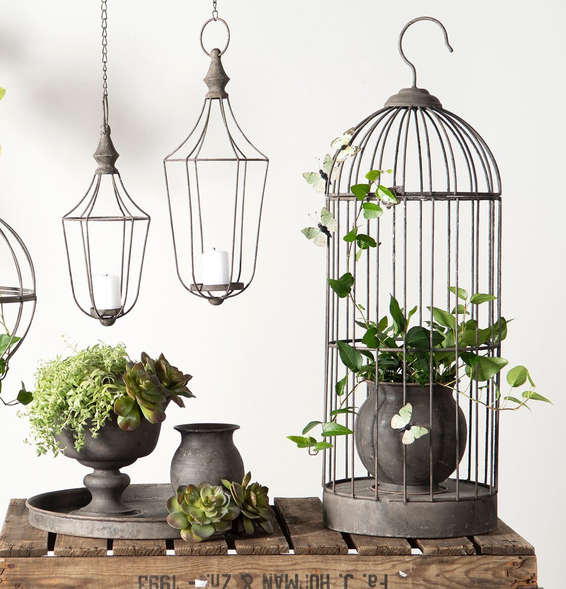 Bur Birdie Metall A Lot Decoration