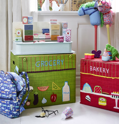 Förvaringskorg Mataffär L från Rice i färgglad barnmiljö