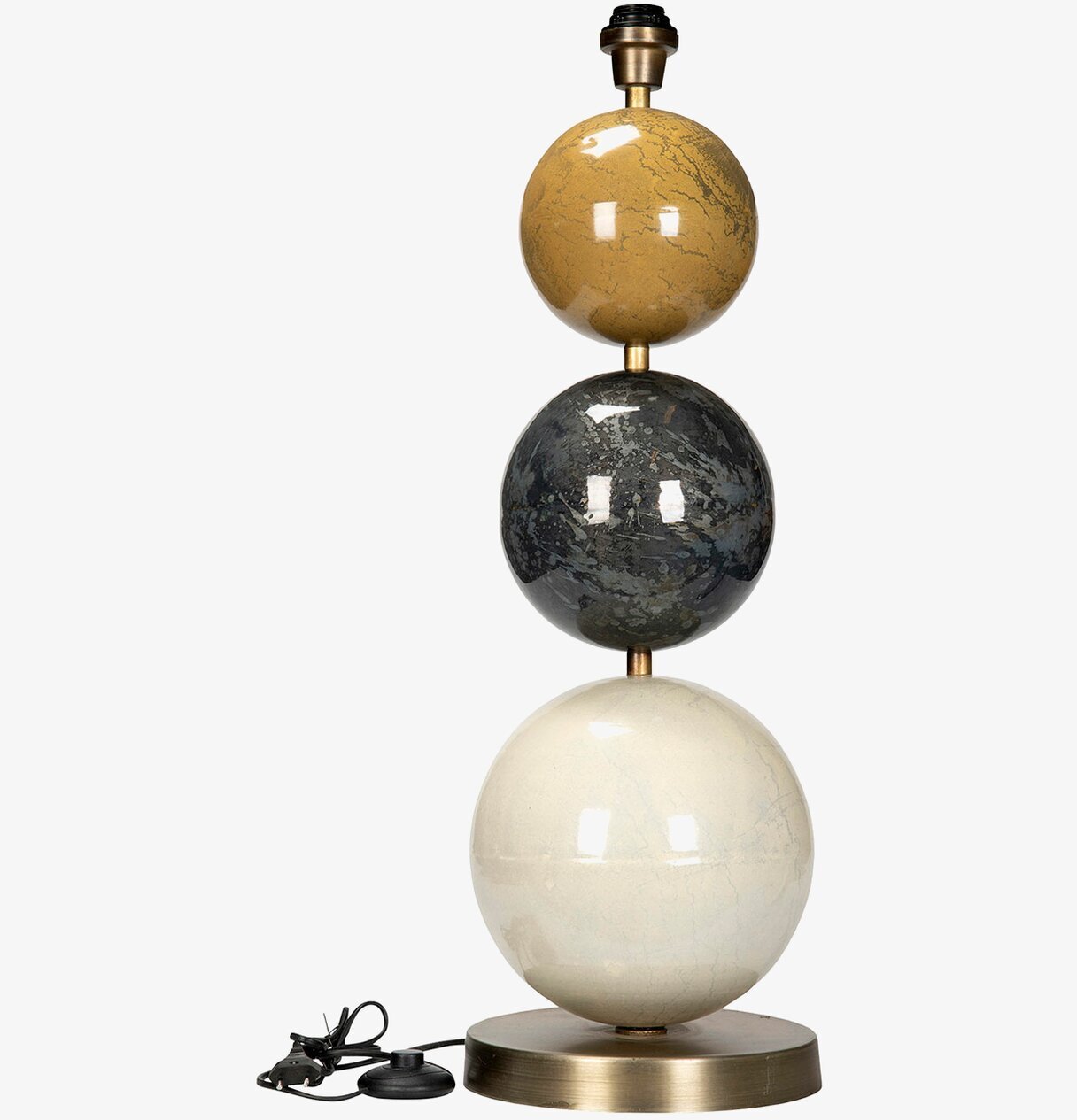 Lampfot Multi Stone Senap A Lot Decoration Lampor Taklampor Golvlampor Bordslampor LED-lampor Ledlampor Fönsterlampor Ljusslingor för