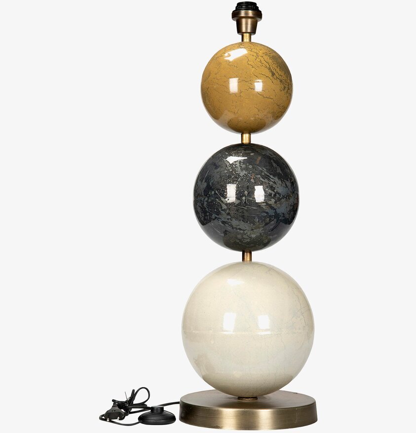 Lampfot Multi Stone Senap A Lot Decoration Lampor Taklampor Golvlampor Bordslampor LED-lampor Ledlampor Fönsterlampor Ljusslingor för