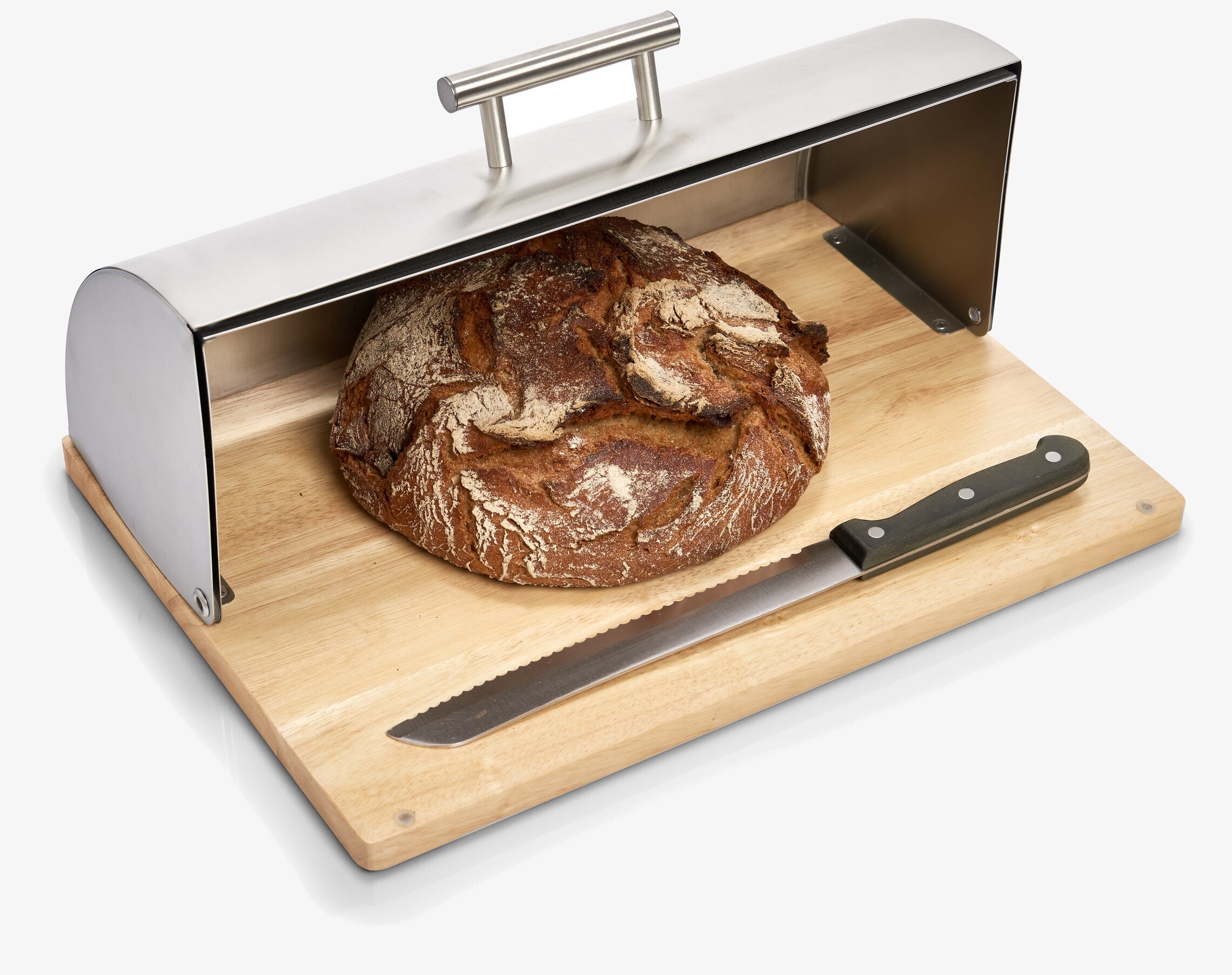 Brödbox Rostfritt Stål Zeller Brödboxar/brödkorgar